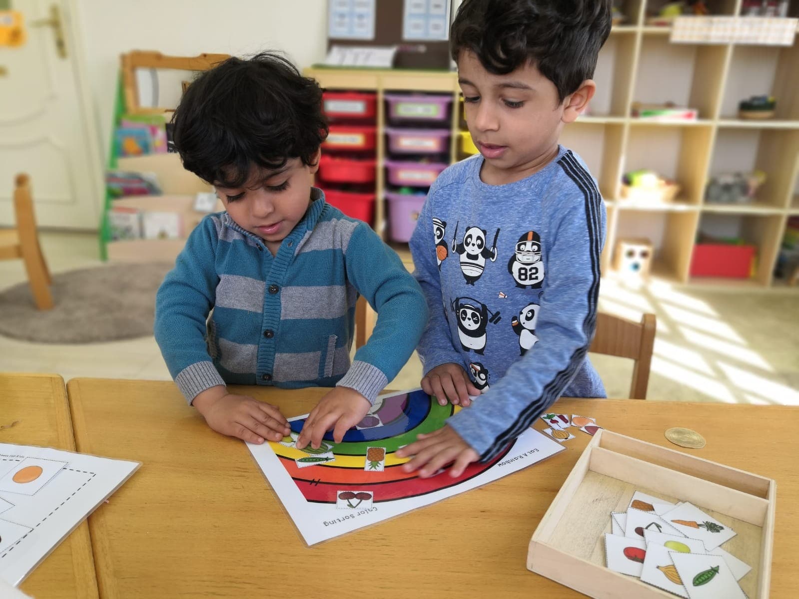 Story time with teacher
