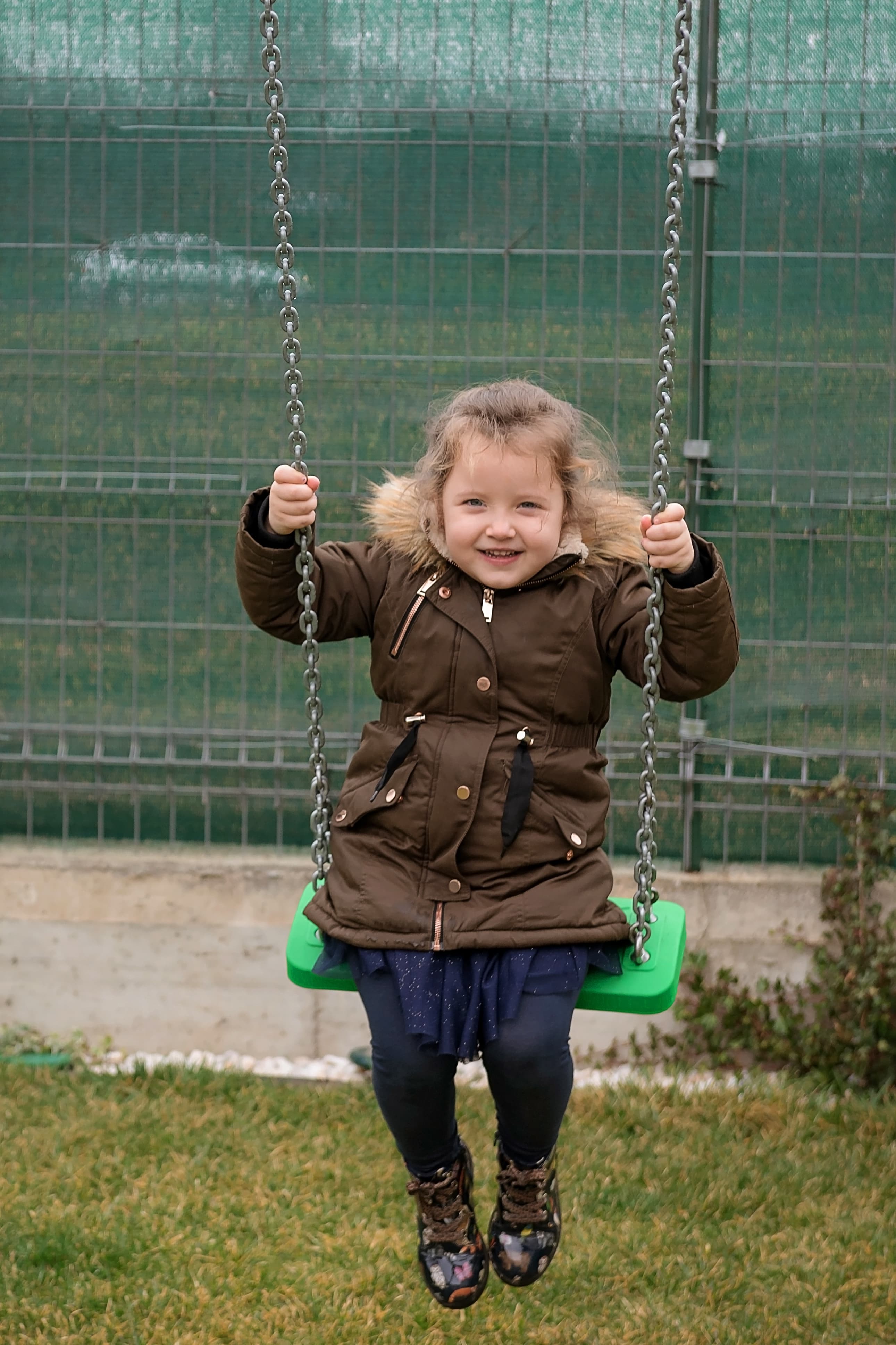Children playing outdoors