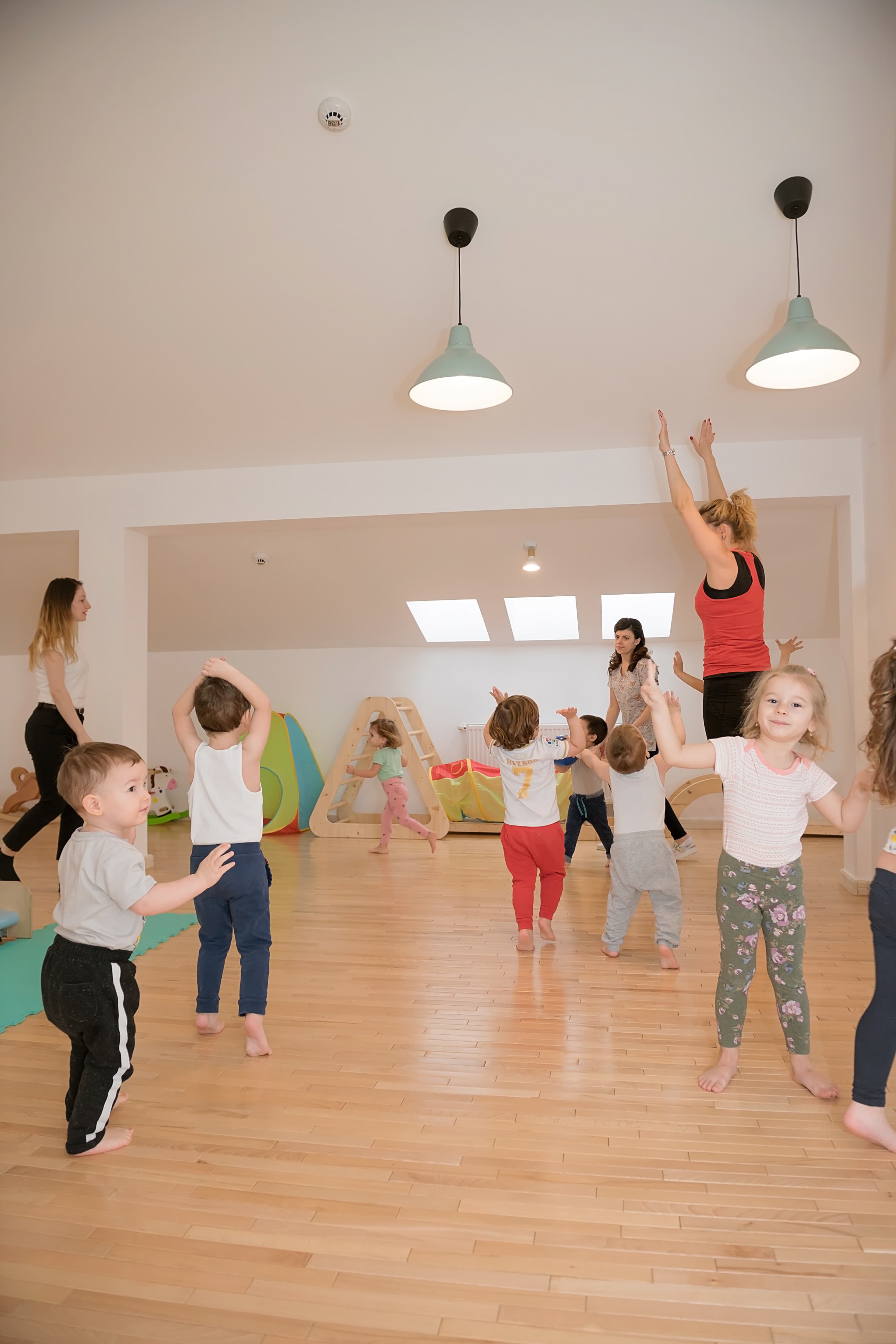 Children learning through play at Kipinä Nursery